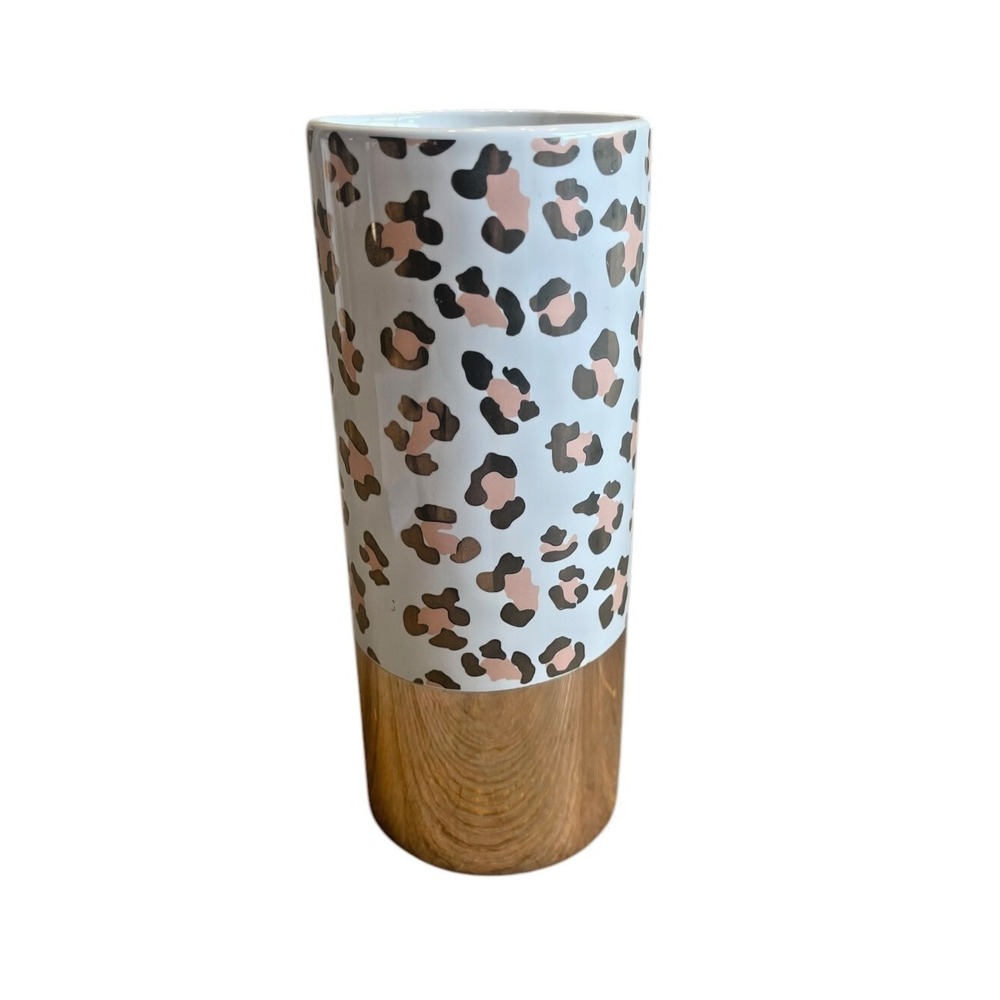 Two's Company Pretty In Pink Patterned Vases- Set of 3- Measures 7 1/2" H x 3" D - Picture 4 of 5